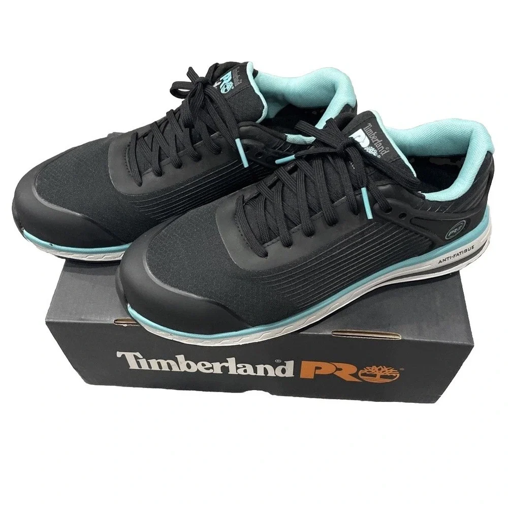 Timberland Black and Turquoise Athletic Shoes - Picture 13 of 14
